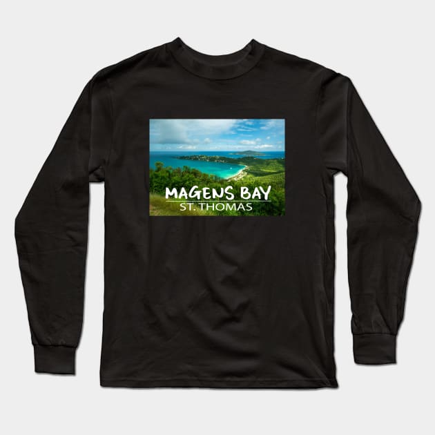 Magens Bay, St. Thomas Long Sleeve T-Shirt by Nicomaja